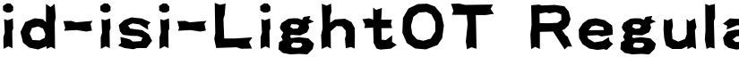id-isi-LightOT Regular font