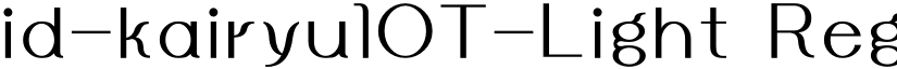id-kairyu1OT- font download