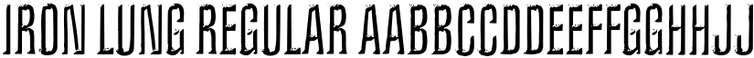 Iron Lung font download