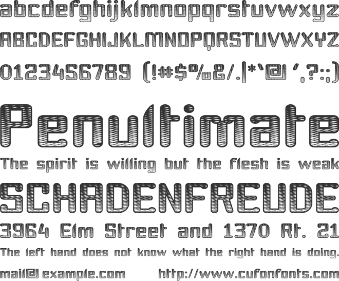 Youthanasia Texture font preview