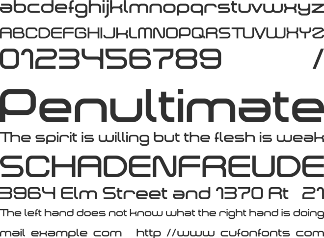 Dekers_Bold font preview