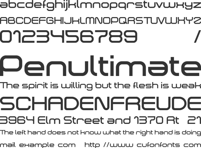 Dekers_Bold font preview