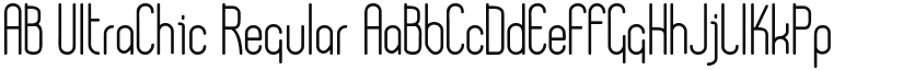 AB UltraChic font download