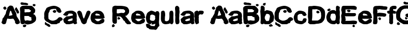 AB Cave Regular font