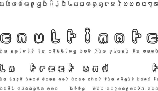 Twist n Curves font preview