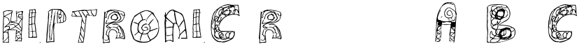 HIPTRONIC Regular font