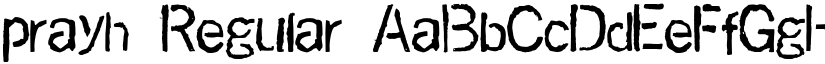 prayh Regular font