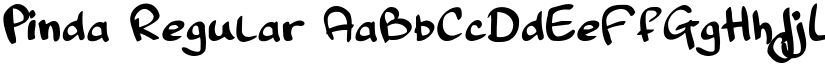 Pinda Regular font