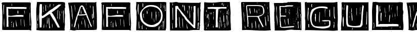 FKAFont Regular font