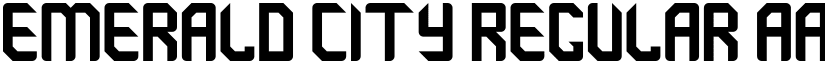 emerald city Regular font