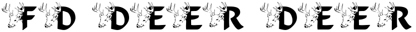FD Deer Deer Regular font
