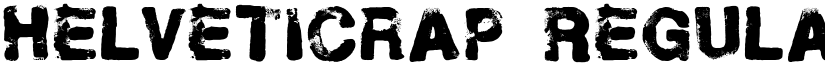 Helveticrap Regular font
