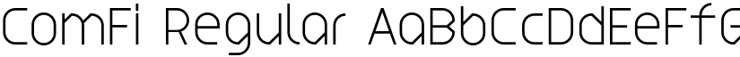 ComFi Regular font