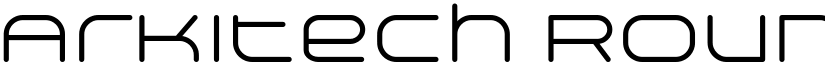 Arkitech Round Light font