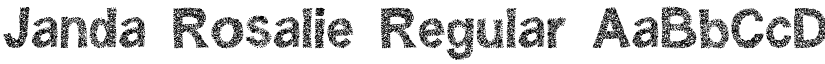 Janda Rosalie Regular font