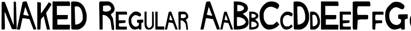 NAKED Regular font