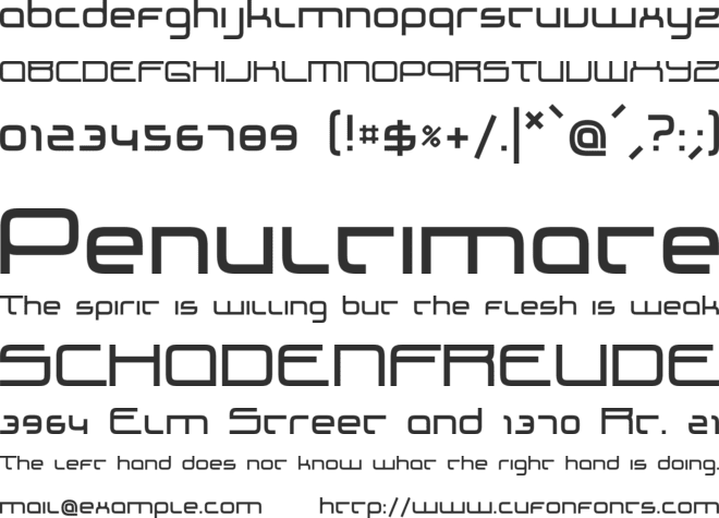 IDM font preview