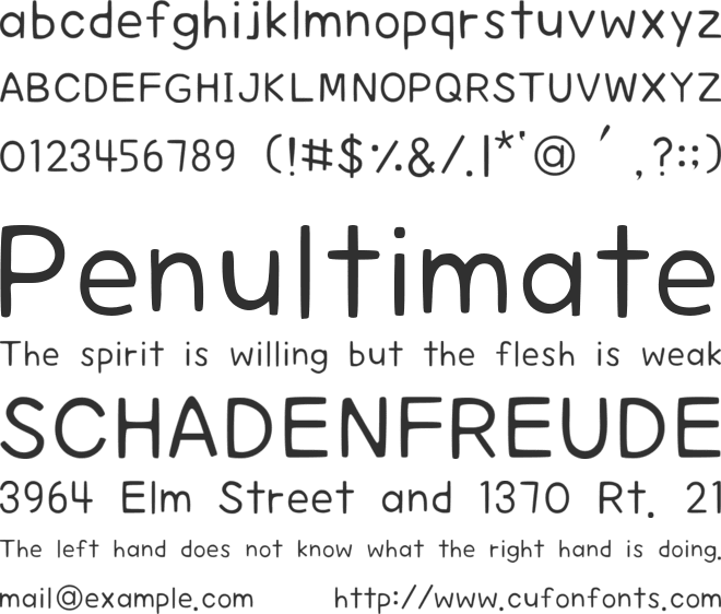 HeummPostcard132 font preview