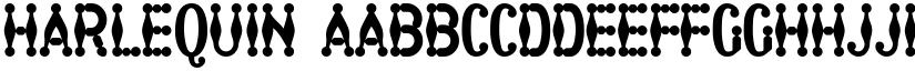 Harlequin font
