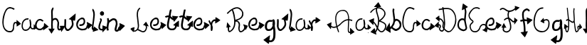 Cachuelin Letter Regular font