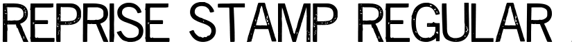 Reprise Stamp Regular font