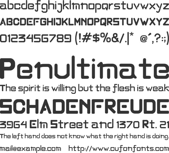 parikesit font preview