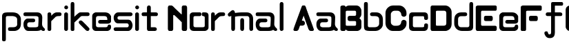 parikesit Normal font