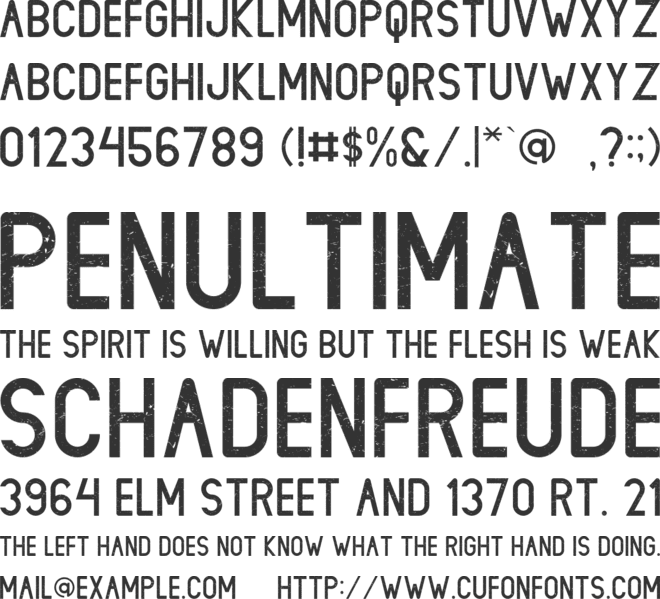 LIONELLO font preview