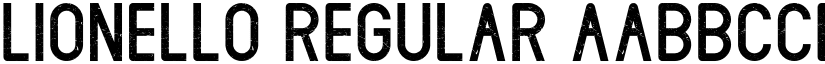 LIONELLO Regular font