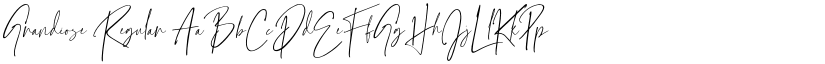 Grandiose Regular font