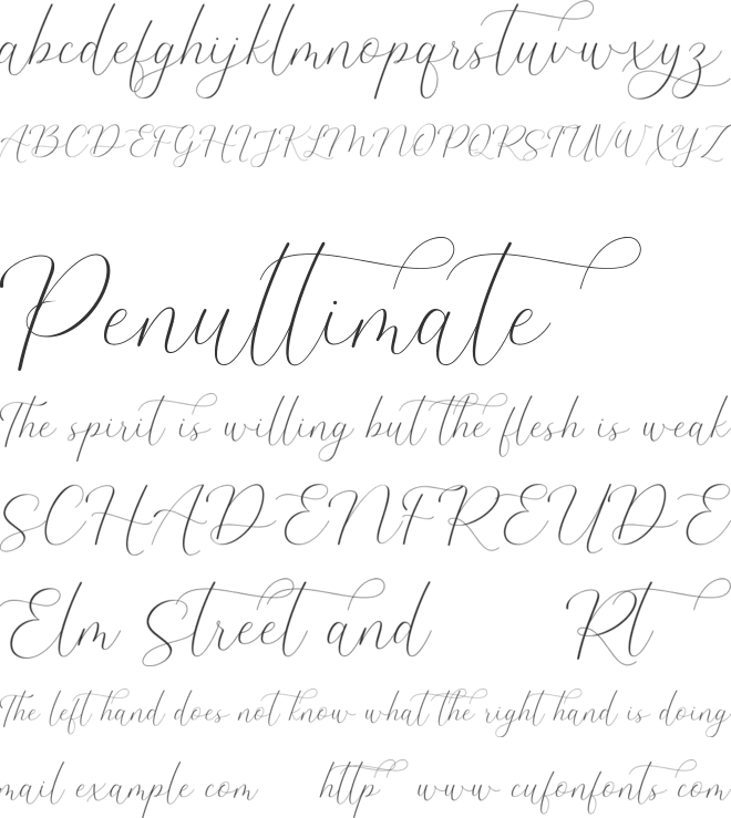 The Britney font preview