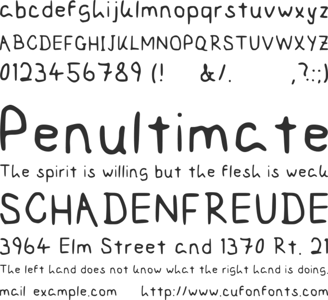 Abstrakt font preview