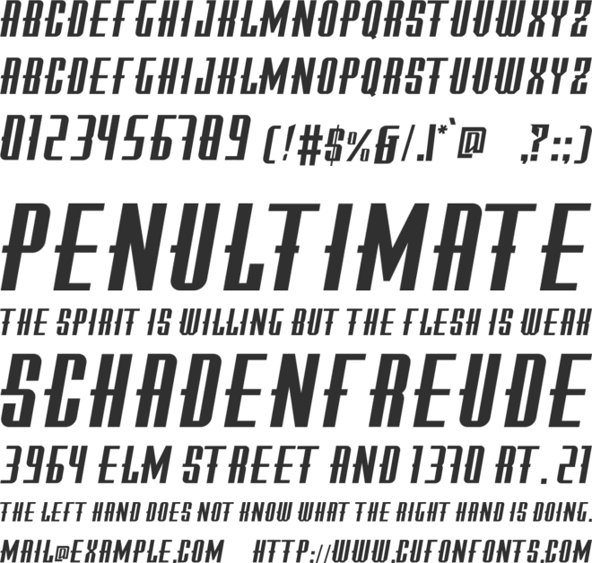 Tropper Sans Serif font preview
