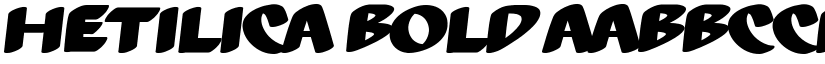 Hetilica Bold font