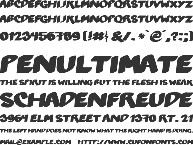 Hetilica font preview