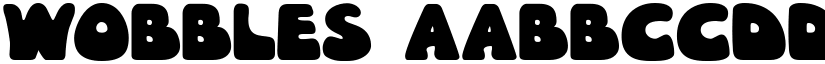 Wobbles font