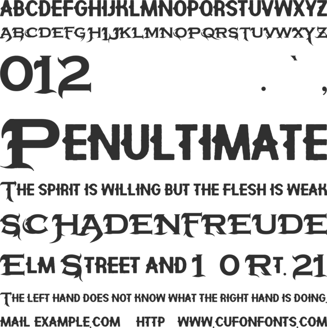Hipotesis Free Personal Use font preview