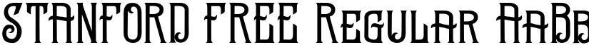 STANFORD FREE Regular font