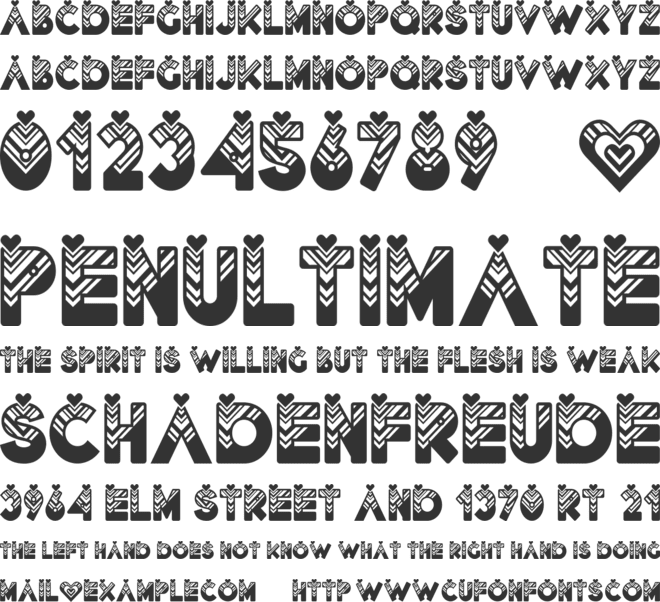 Lovantine Black font preview