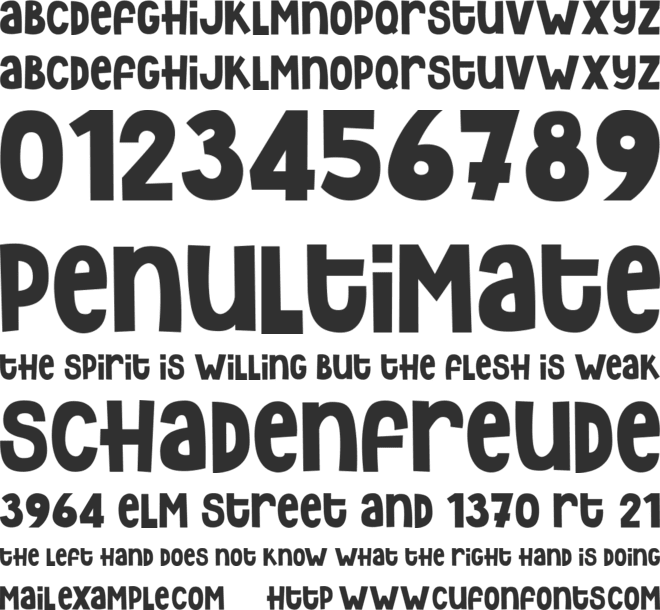 Hey Elsie font preview