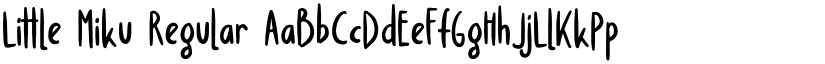 Little Miku Regular font