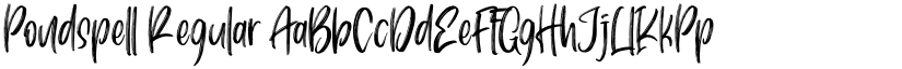 Pondspell font download