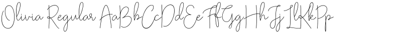 Olivia Regular font