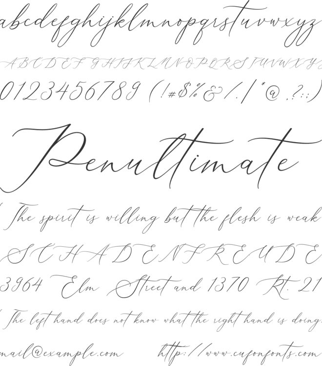 Aerotis font preview