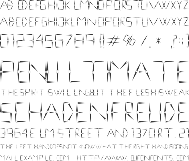nineveh font preview