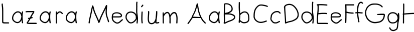 Lazara Medium font