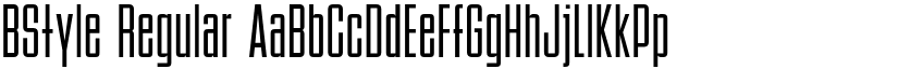 BStyle Regular font
