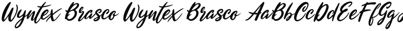 Wyntex Brasco font download