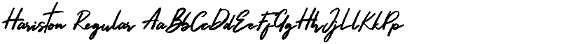 Hariston Regular font