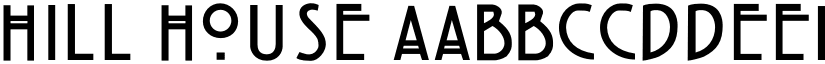 Hill House font